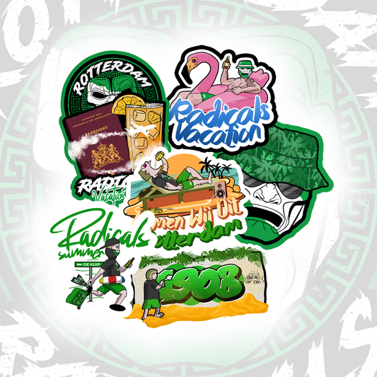 Rotterdam Radicals Summer Sticker Set